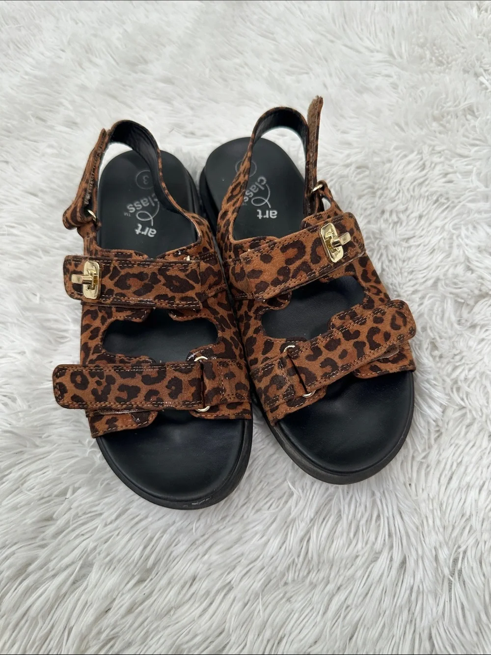 ❤️ Art Class Leopard Print Sandal